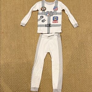 Baby GAP organic cotton astronaut graphic costume Pajama set